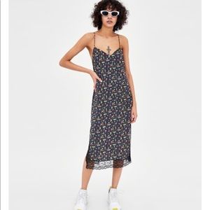 SOLDOUT Zara Floral Cami Dress NWT